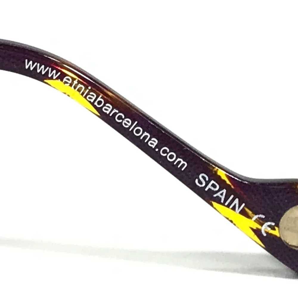 Etnia Eyeglasses Frames STUTTGART col.PU Purple Tortoise Rectangular 50-18-140